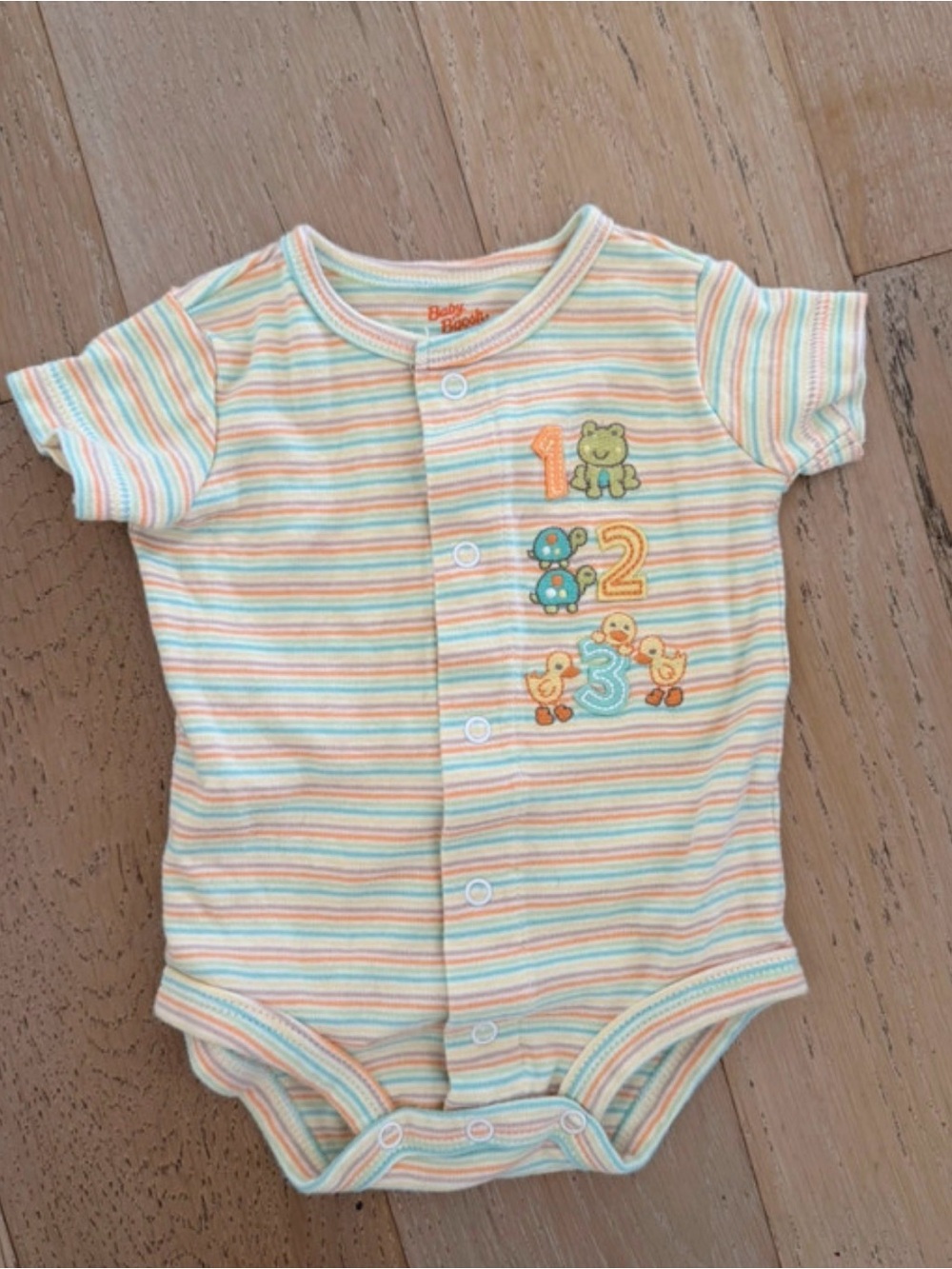 Vintage osh kosh Striped Short-Sleeve One-Piece romper onesie 3-6m | vintage kid